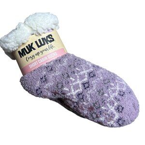 Muk Luks Short Cabin Socks Womens One Size New Pack